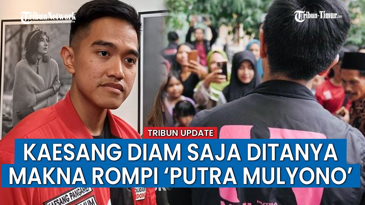 Apa Makna Rompi ‘Putra Mulyono’ Dipakai Kaesang? - YouTube