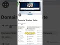 Domain Tracker Notion Template