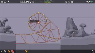Poly Bridge 2 - Building a Loop in 30 seconds (Auto Triangles)