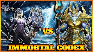 Immortal Codex Furious Torrent Vs Eliza | Watcher of Realms