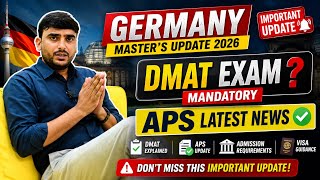     Big Germany Study Visa Update 🚨 DMAT Exam Required? Latest APS Rules #dmat #germany #studyabroad