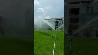 Sistema de riego con 2 cañones Sistema de riego con 2 cañones