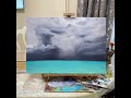 Tropical Thunderstorm painting Marina Zotova Artist