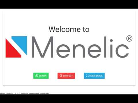 SmartLobby Visitor Management check-in on Android tablet - video from SmartLobby