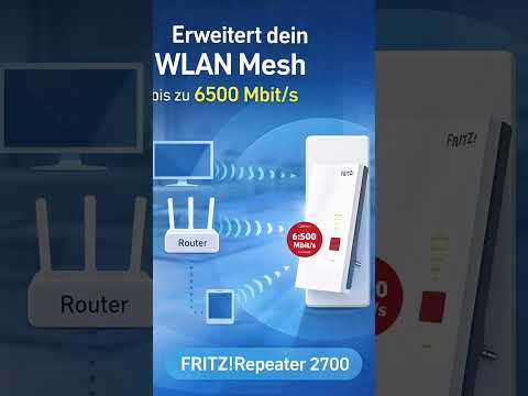 FRITZ!Repeater 2700 – WLAN Mesh Repeater mit Wi-Fi 7 (2026) Video