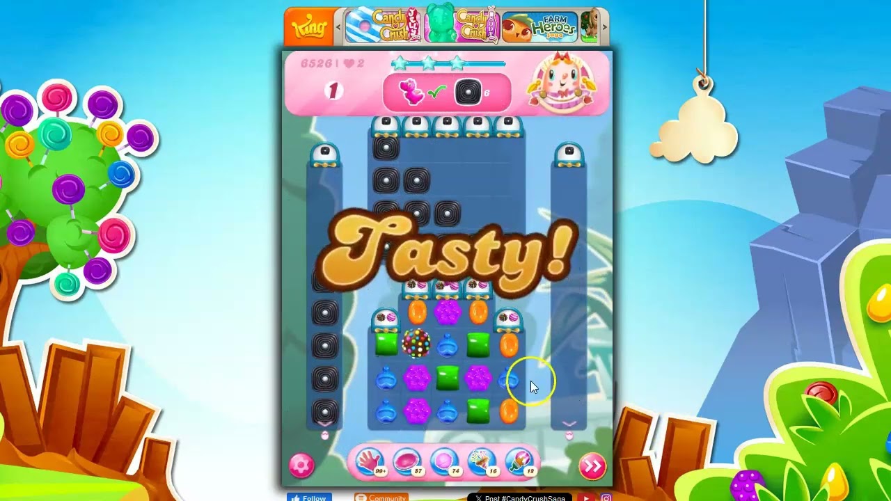 Candy Crush Level 6526 Talkthrough, 25 Moves 0 Boosters - YouTube