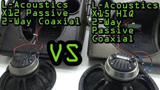 L-Acoustics X12 VS X15