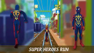 Super Heroes Run: Spider Subway Runner - Video 06 screenshot 5