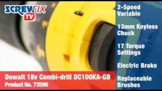 Screwfix DeWalt Combi Drill DC100KA