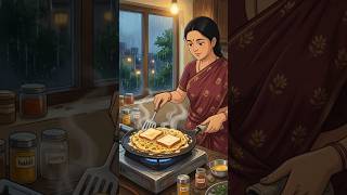 Cozy Monsoon Evening Routine | Bread Omelette Recipe & Family Moments | ASMR #food #cooking #anime