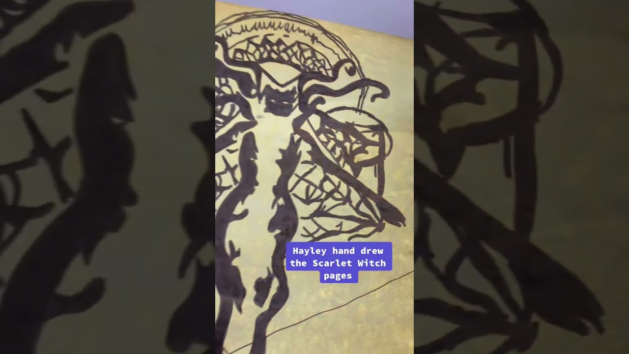 We made the Darkhold from Wandavision and Agatha All Along! Happy Halloween