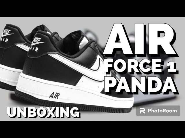 Size 10.5 - Nike Air Force 1 '07 LV8 Low Panda *Includes Black