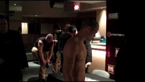Philly MMA / Makowski cutting weight, weighing in,...