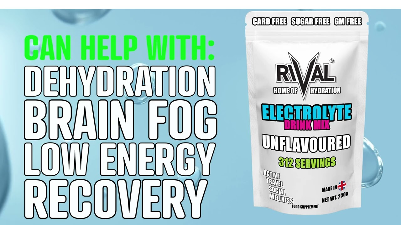 Rival Electrolytes Unflavoured just add to water