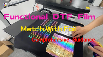 PrintWant Functional DTF Film With Foil Complete Instructions.