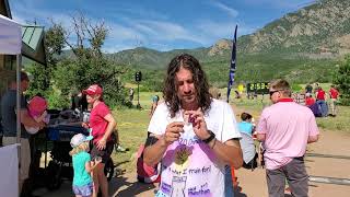 Dan's 420 Chronicles - 420 1/2 Marathon Finish Line in Cheyenne Mt, Co. 7/14/19