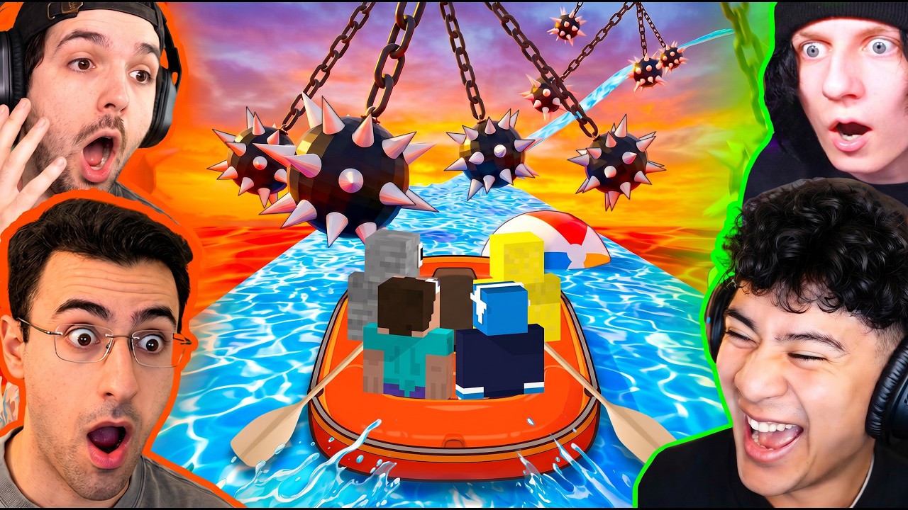 Goofy Gang Tests Their Friendship While Paddling...
