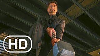 Levantando o Martelo do Thor | Vingadores Era de Ultron (2015) | Clipe do Filme HD