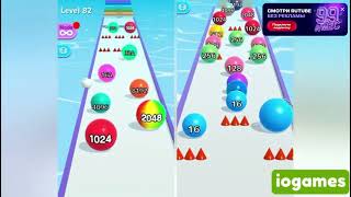 BALL RUN 2048 — 2 In 64A, 1024A and 2048A Tile! (Gameplay) screenshot 1