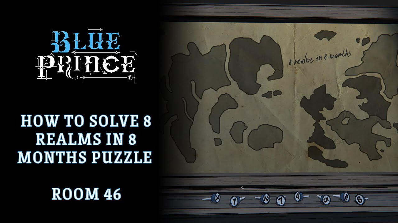 Blue prince walkthrough - How to solve 8 realms in 8 months map puzzle ...