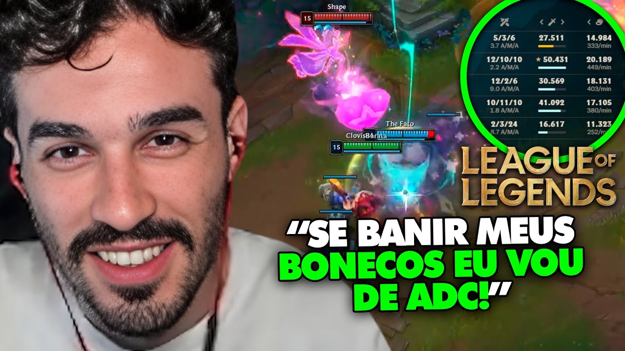 STAG JOGA: 5X5 COM O ELENCO DO GTA DE SEXTA!  - LOL PÓS GTA | Clipes do Stag