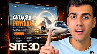 YouTube thumbnail: Faturei R$ 7.500,00 criando um Site 3D COM UM PROMPT SECRETO
