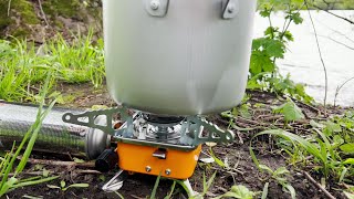 Обзор портативной газовой плиты KRAB TM-300 TOURIST на природе. Выпуск 2.