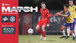 NPL Queensland 2021 Round 21 Highlights: Brisbane Strikers vs Olympic FC