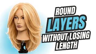 The Round Layer Method | Professional Haircut Technique Every Stylist Needs @FreeSalonEducation