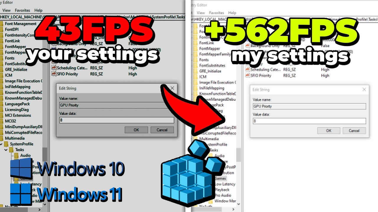 Я попробовал лучшие настройки реестра Windows, чтобы повысить FPS во всех играх! (Руководство по ...
