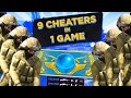 Global Elite: 9 Cheaters in 1 GAME