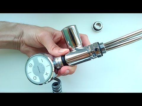 Угловой кран тройник под ТЭН Integra