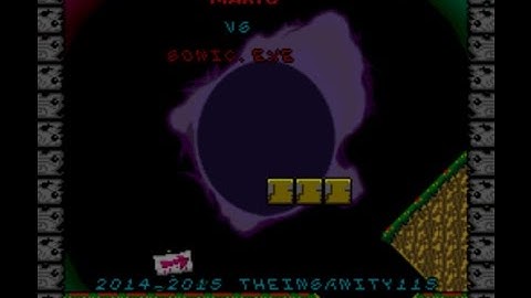 Mario vs Sonic.exe (Smw Hack UPDATED 18 Exits) - #1 In a Bloddy Land