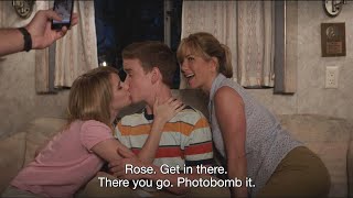 Jennifer Aniston & Emma Roberts teach Kenny how to kiss a girl | We're the Millers