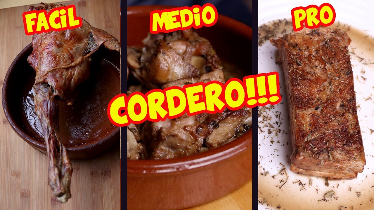 3 RECETAS de CORDERO LECHAL para FLIPAR!!! 😯😯😯