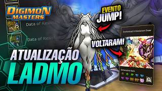 LADMO - ATUALIZAÇÃO 12/03/26 - JUMPING SSS+, RANK U FREE E RETORNO DOS DIGIMONS X