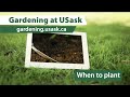 When to plant your garden on the canadian prairies