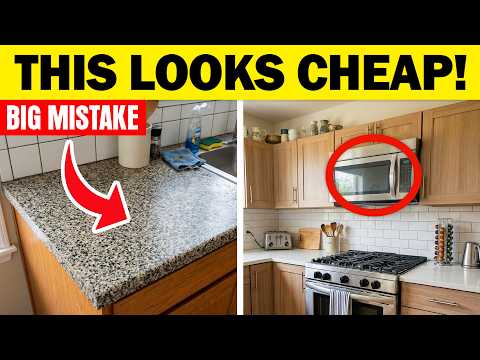 10 Design Mistakes That Make Your Kitchen Look CHEAP
