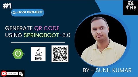 How to Generate QR Code in Spring Boot 3 | Spring Boot 3 | Java |Rest API || the place of learning