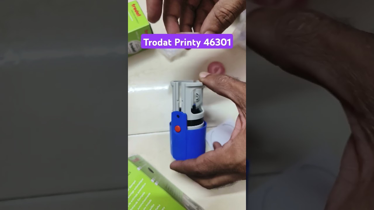 DIY Trodat Printy 46301 Best quality round self inking Stamp 