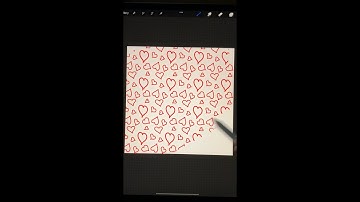 Procreate tutorial - pattern brushes (YouTube #shorts)