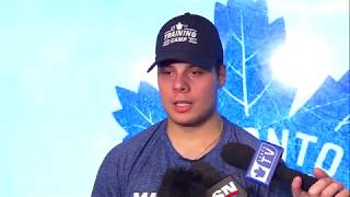 Maple Leafs Practice: Auston Matthews - October 2, 2017