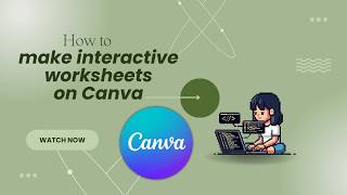 How to do an interactive worksheet on Canva AI