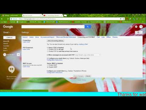 How to Resolve POP and IMAP Enable Disable issue Using Gmail account.