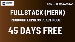 MERN Stack | Day-25 | React | Node | MongoDB | Machine Learning | AI | Online | Training | Best #ai