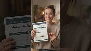 Monthly Budget Planner PDF - Track Income, Expenses & Savings Printable Planner