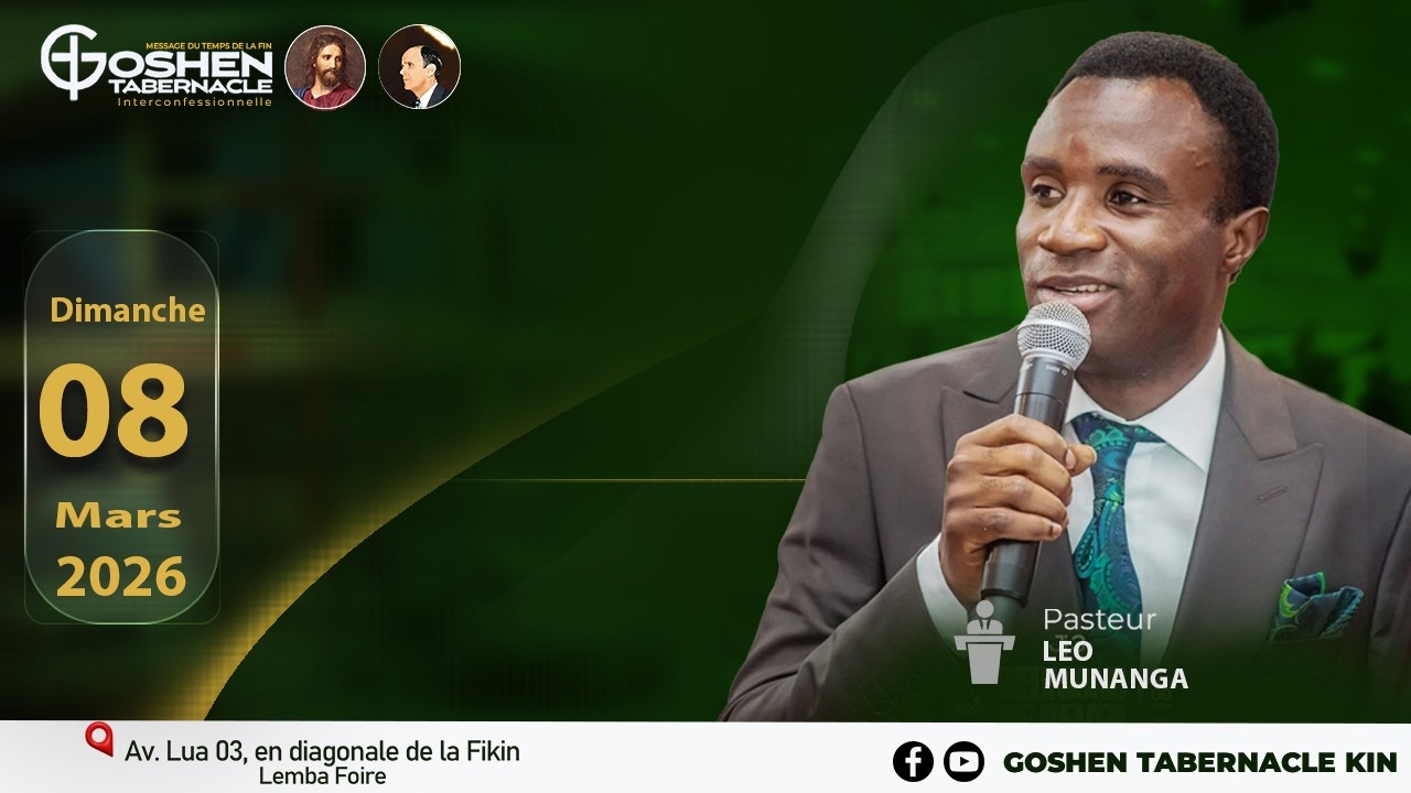 CULTE DU DIMANCHE 08-03-2026