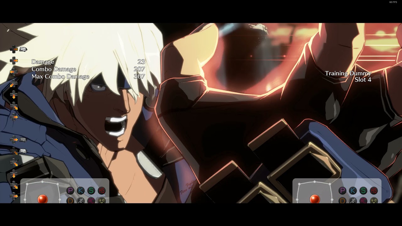 GGST Sol DP Punish 265 Damage