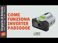 Inverter PAD5000E Ego Power Plus: Il compagno portatile per alimentare dispositivi fino a 400 watt