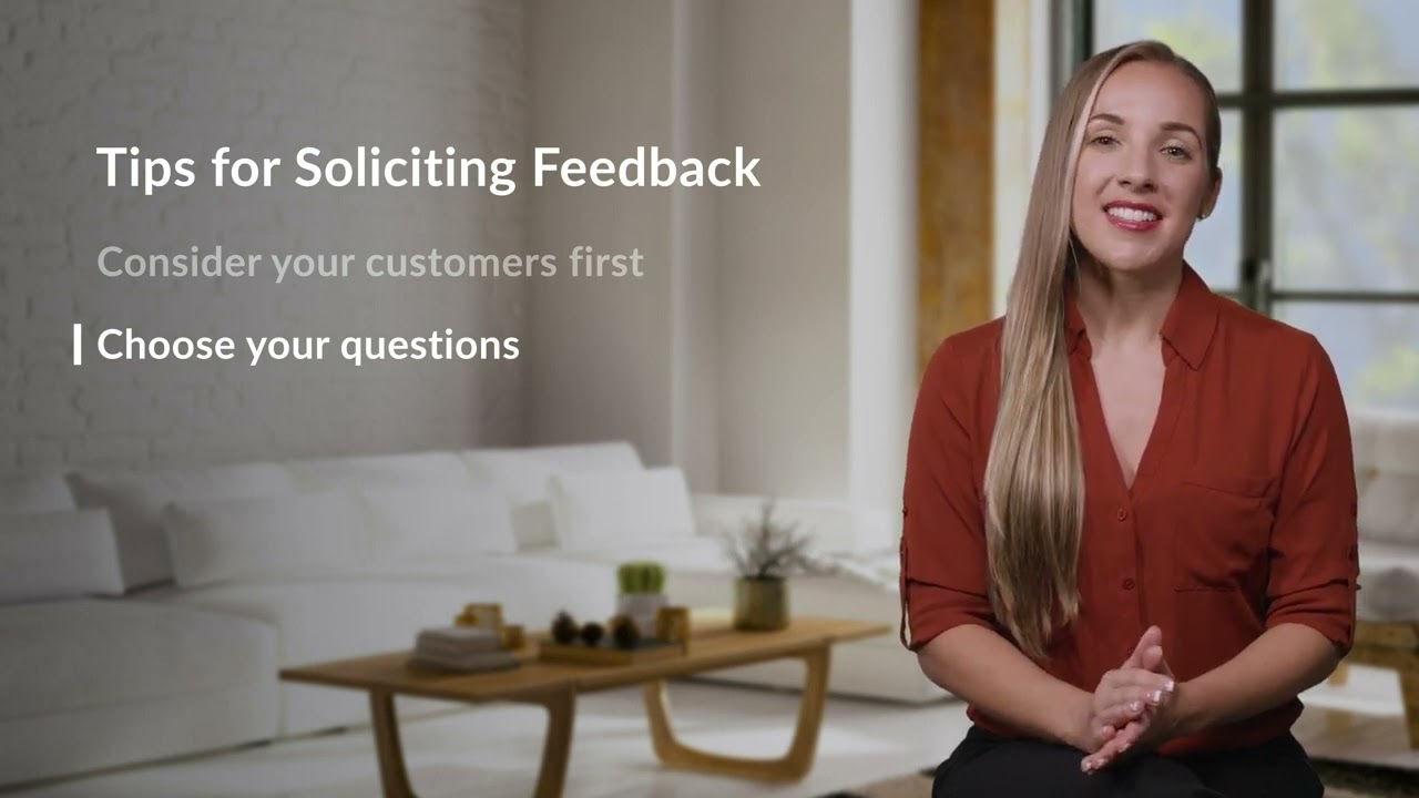 Soliciting and Responding to Customer Feedback